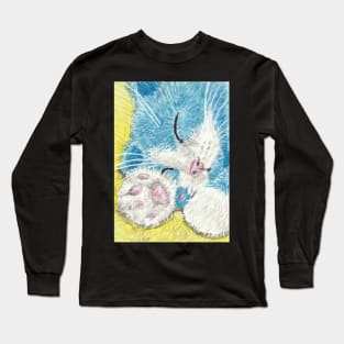 sleeping kitten Long Sleeve T-Shirt